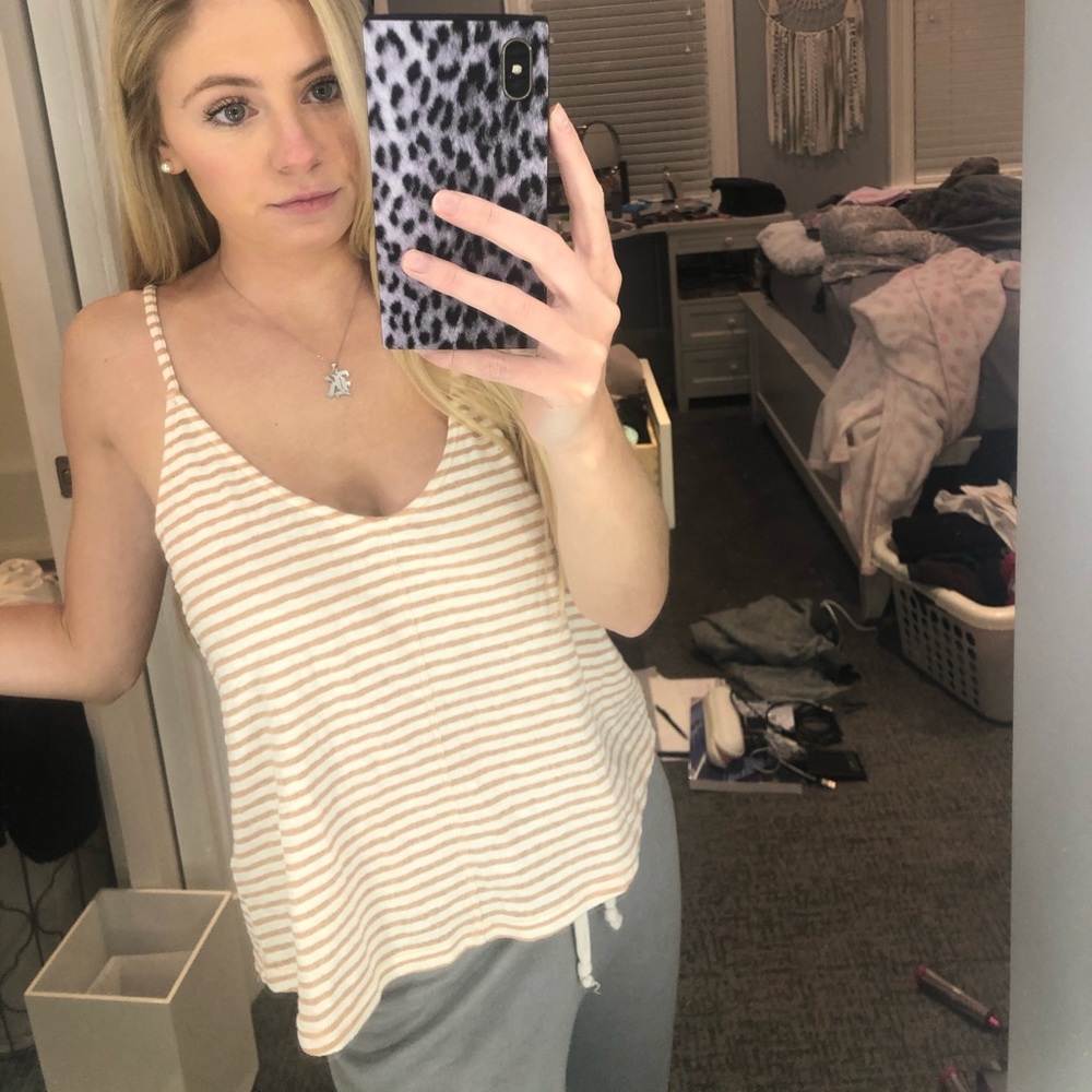 RUSTY SIZE M STRIPE TANK